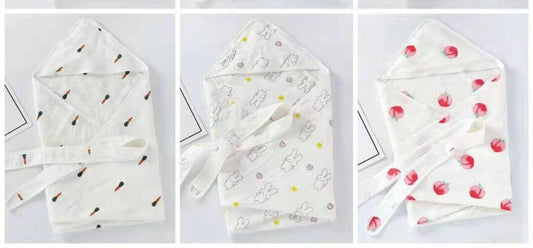Muslin Swaddle Wrap With Belt