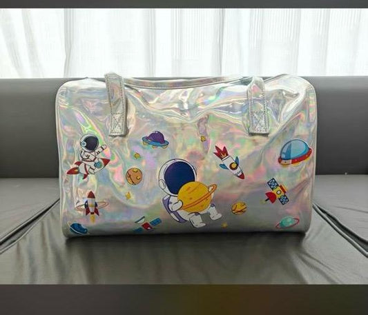 Holographic Duffle Bag