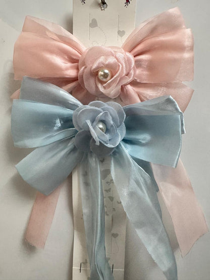 Flora Pearl Hair Bows