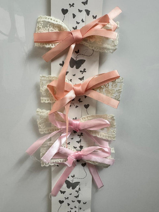 Knot & Lace Hair Bow