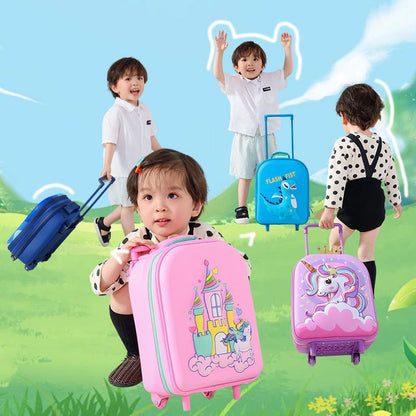 Kids Trolley Suitcase School Bags