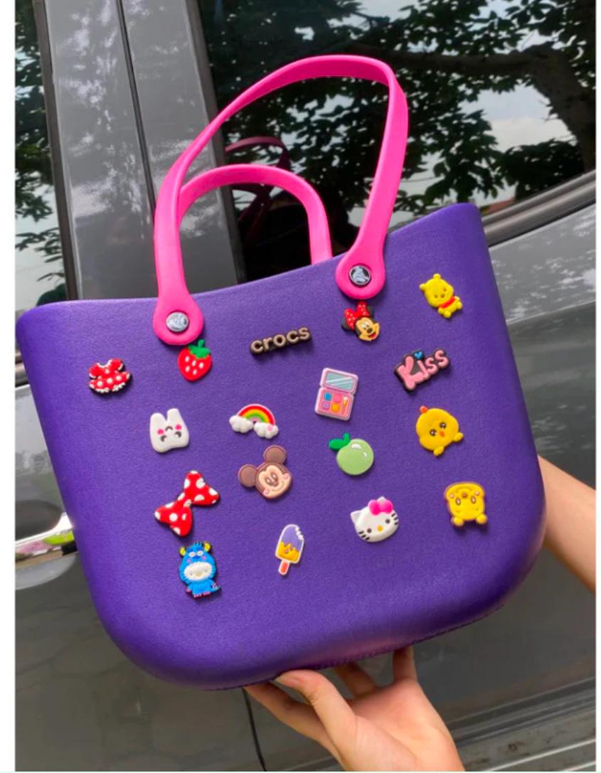 Silicon Charm Tote Bags