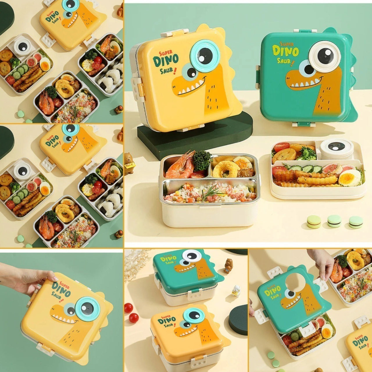 Animal Print Bento Lunch Boxes