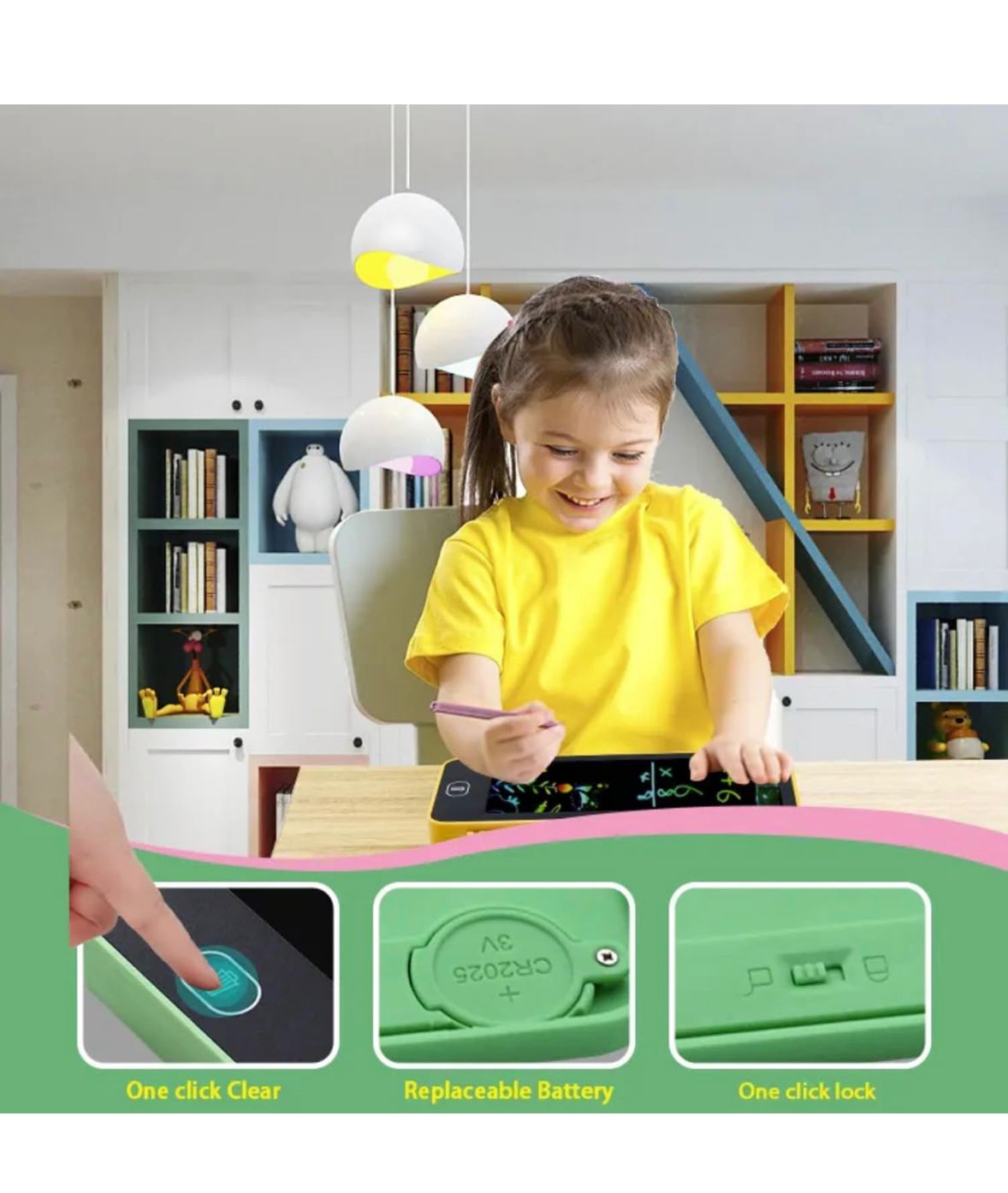 LCD Writing Pencil Box