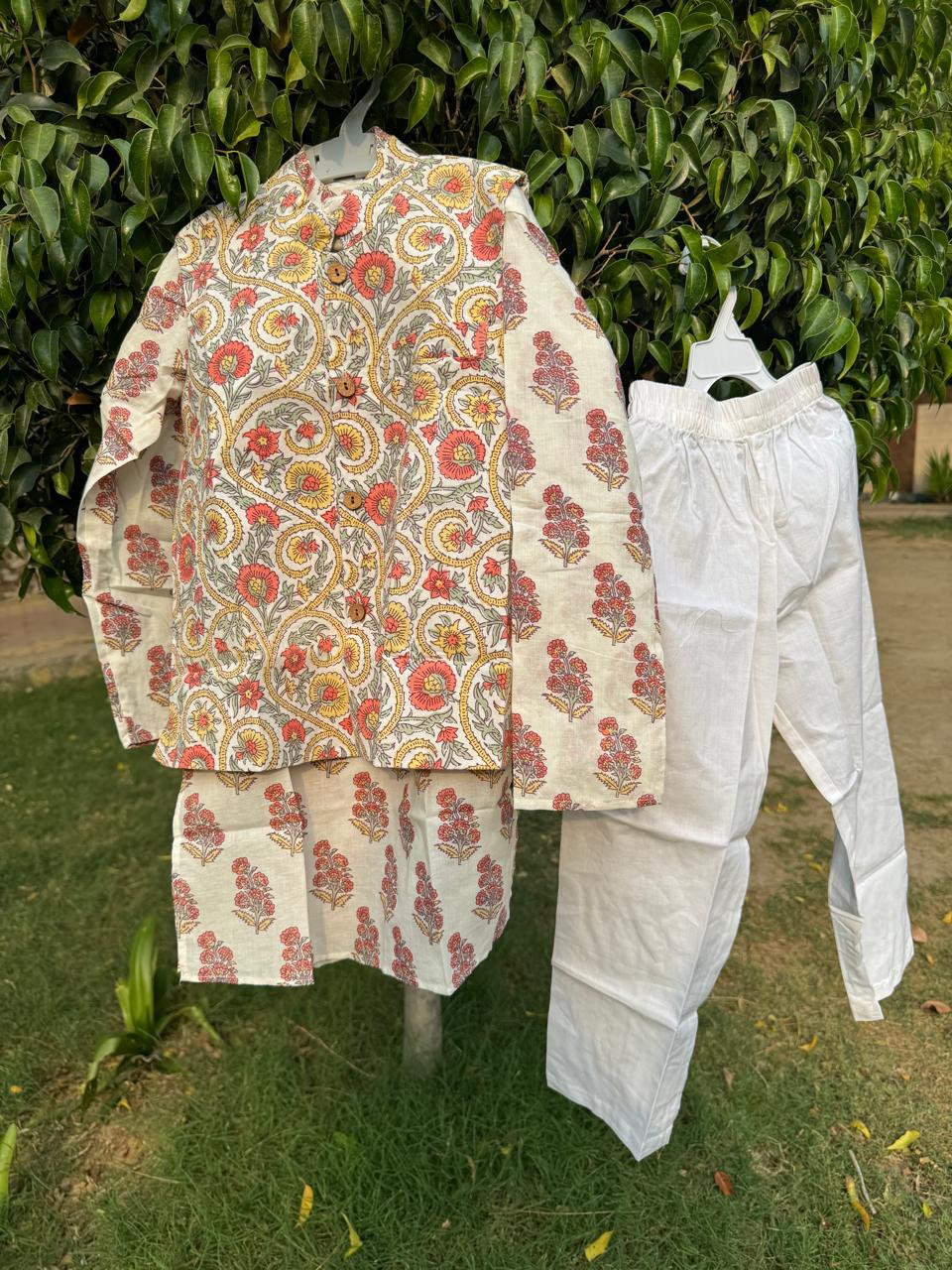 Boys Ethnic Wear Kura Pyjama