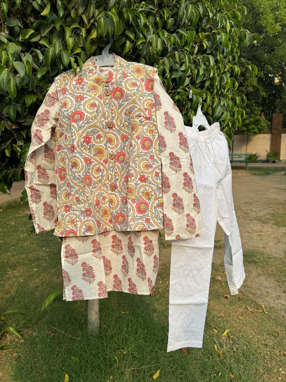Boys Ethnic Wear Kura Pyjama