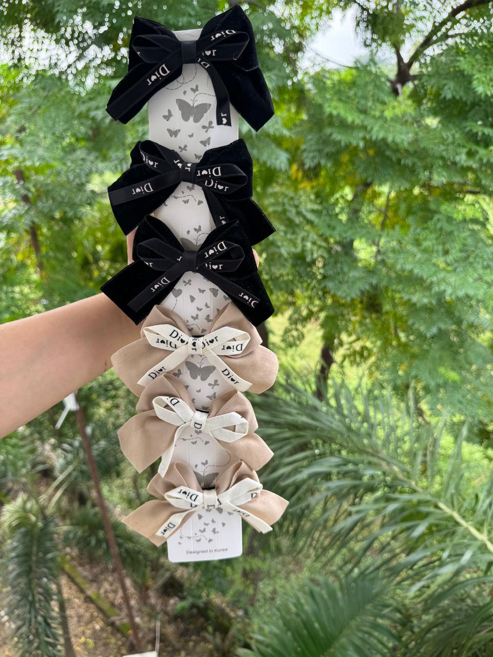 Suede Dior Chic Bows