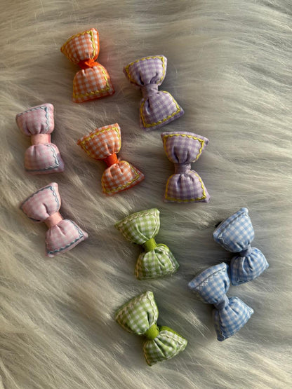MiniCheck Bowtique Hair pins (Pair)