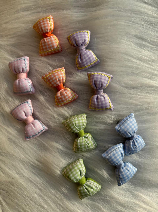 MiniCheck Bowtique Hair pins (Pair)