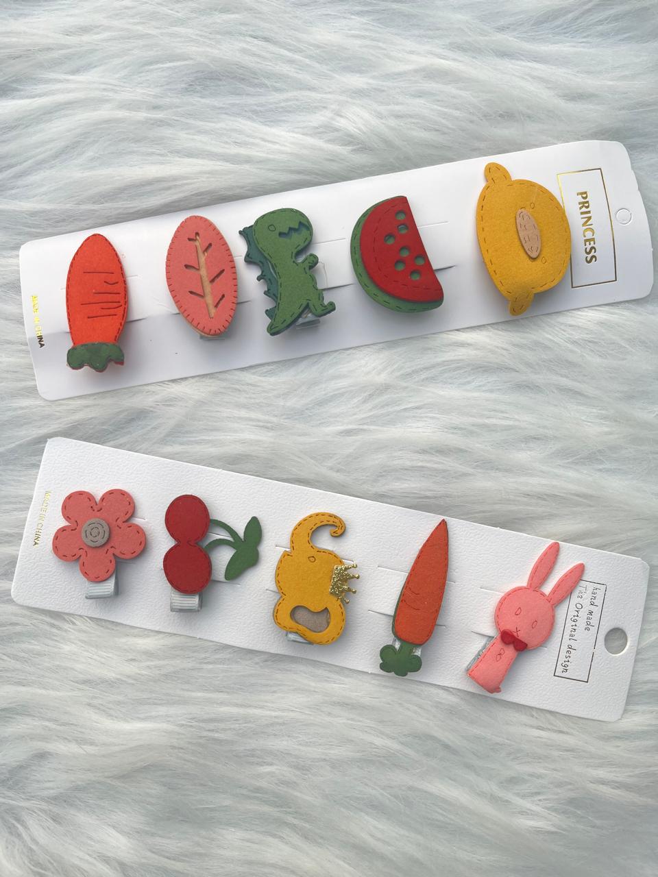 Jungle Bloom Hair Pin Combo Card