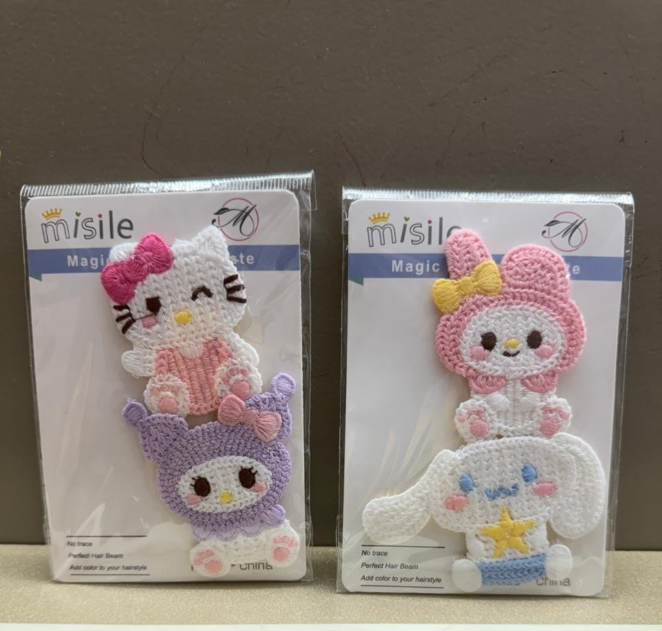 Cute Characters Hair Velcros