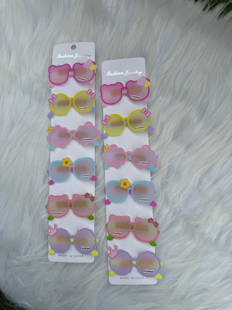 Color Pop Sunglasses Hair Pins (Pair)
