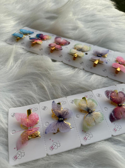 Golden Flutter Hair Pin (Pair)