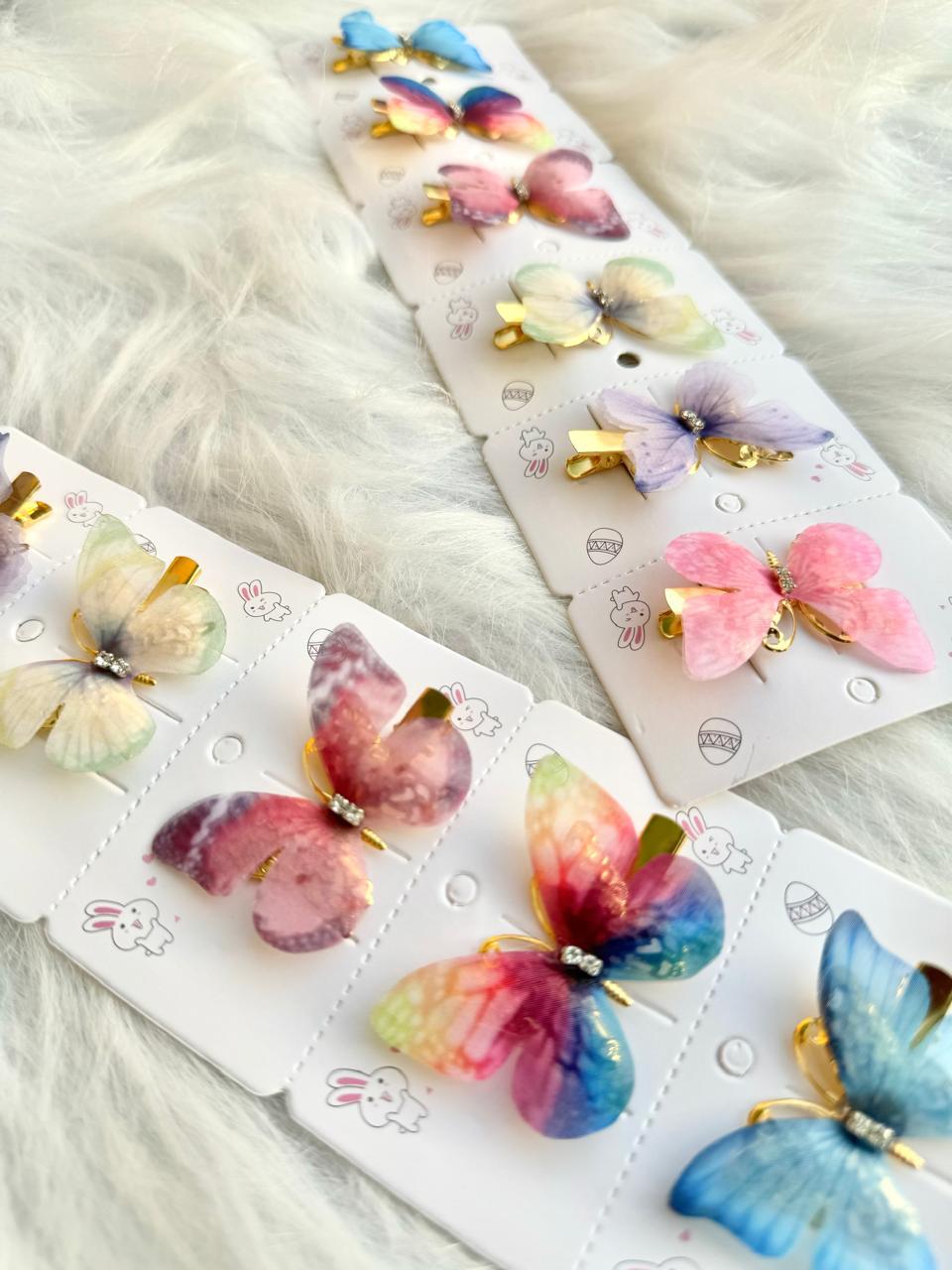 Golden Flutter Hair Pin (Pair)