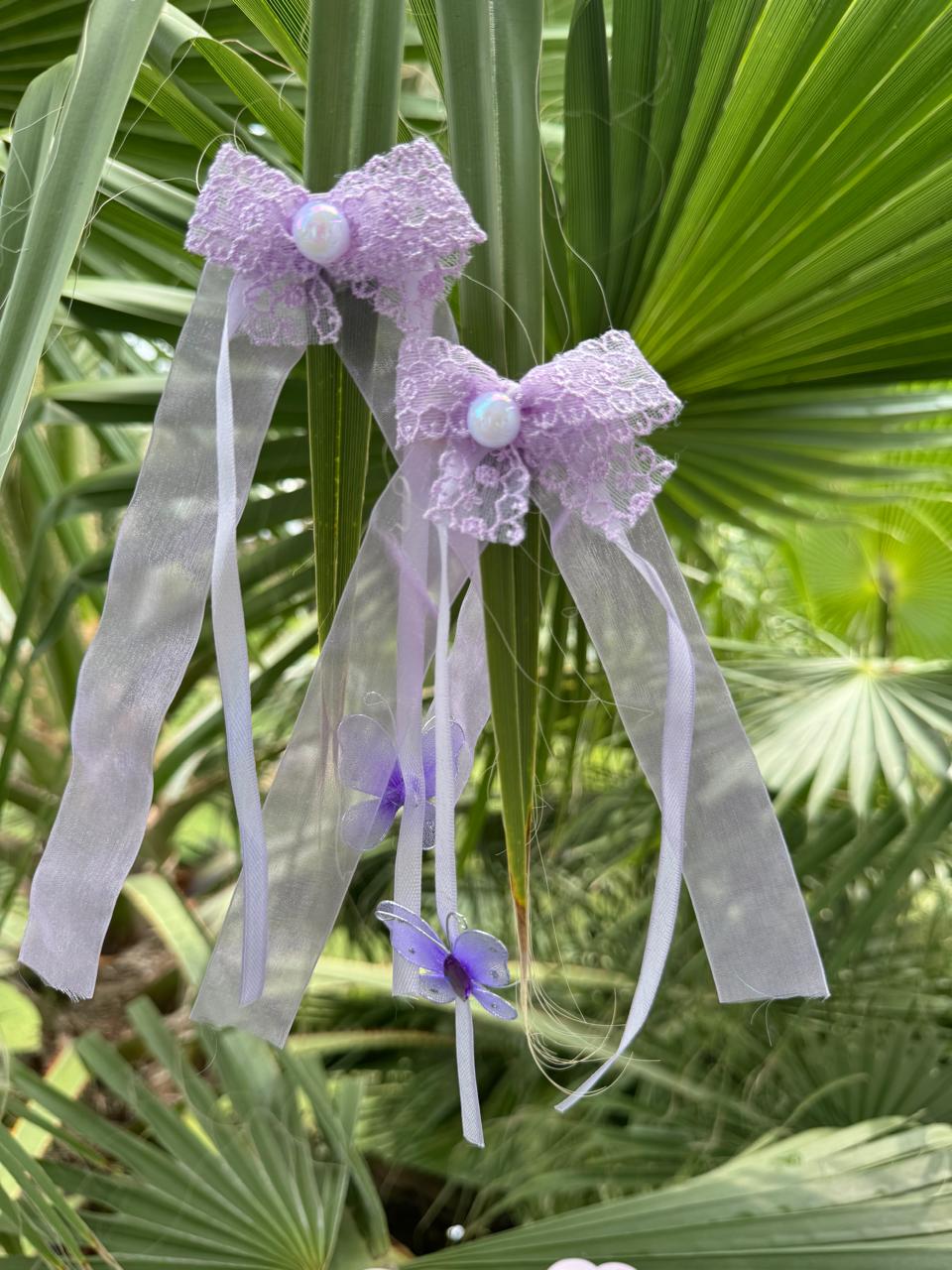 Butterfly Whimsy Ribbon Wings Hair Pins