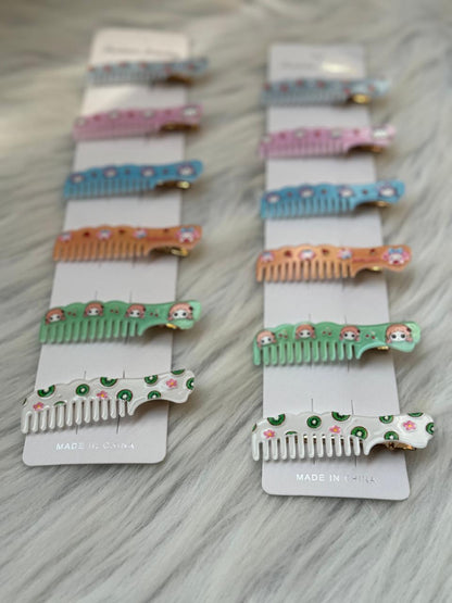 Comb Style Hair Pins (Pair)