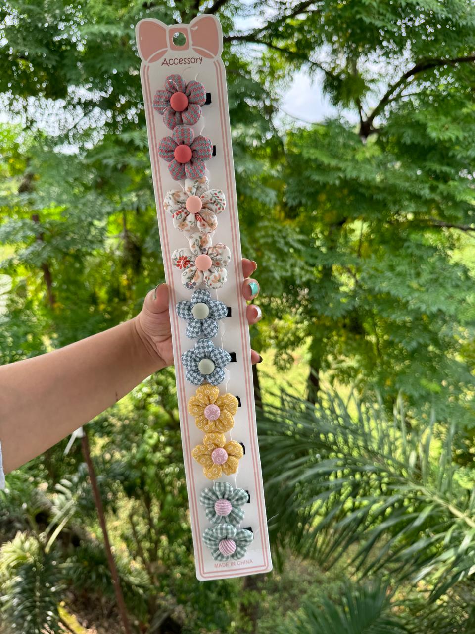 Blush Bloom Hair Pins (Pair)
