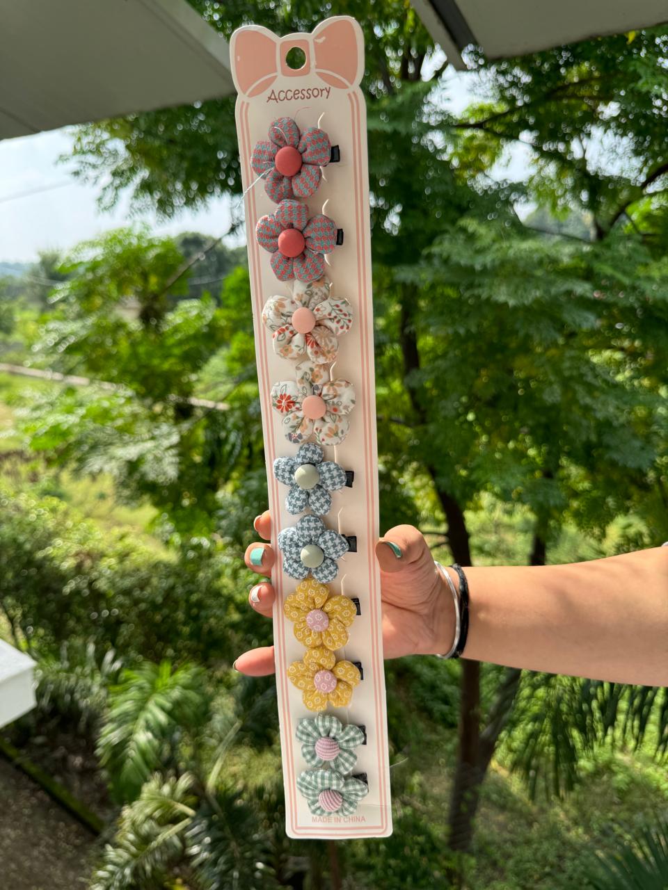 Blush Bloom Hair Pins (Pair)