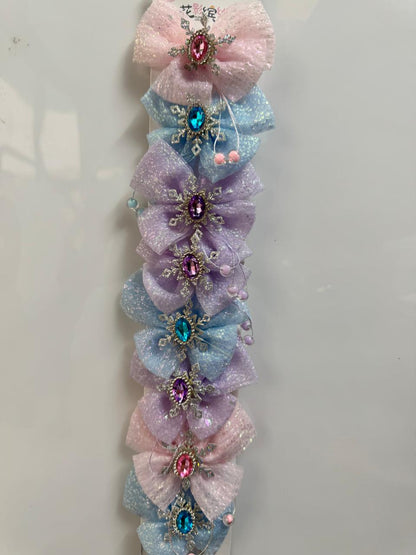 Twinkle Snow Jewels Hair Pins