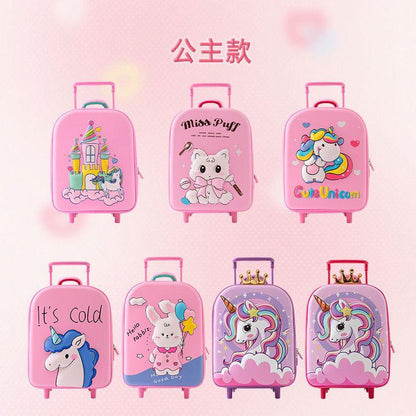 Kids Trolley Suitcase School Bags