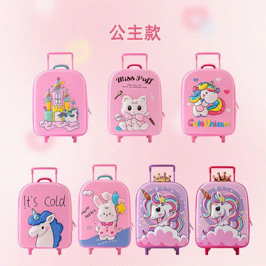 Kids Trolley Suitcase School Bags