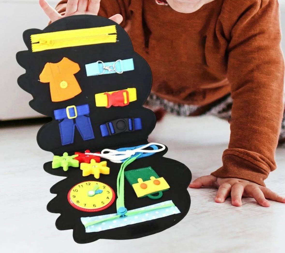 Montessori sensory learning book