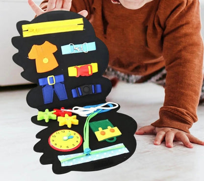 Montessori sensory learning book