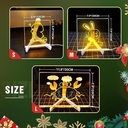 3D Acrylic LED Note Board