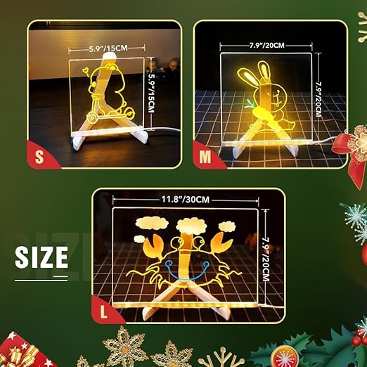 3D Acrylic LED Note Board