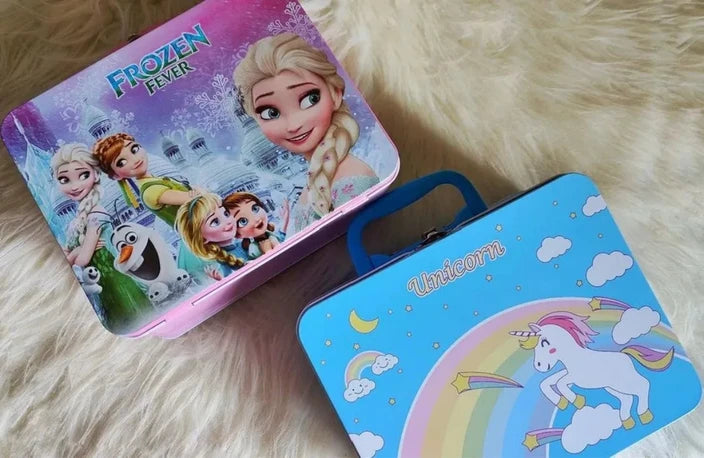 Metal Tin Storage Box For Kids