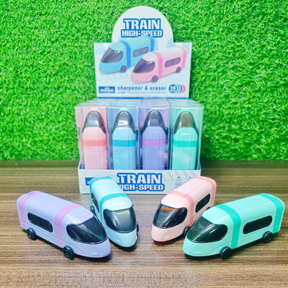 Train Dual Sharpener cum Eraser