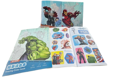 Holographic Tracing & Coloring Book