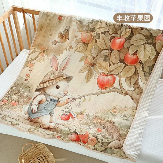 Muslin woolen Blanket