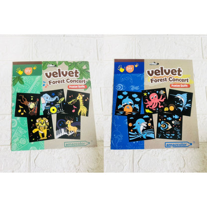 Velvet Art Coloring Sheets