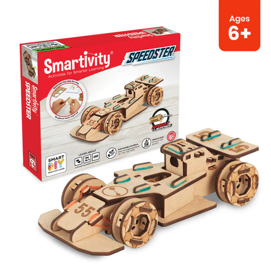 Smartivity STEM Wheels Speedster | 6-10 years | DIY STEM Construction Toy