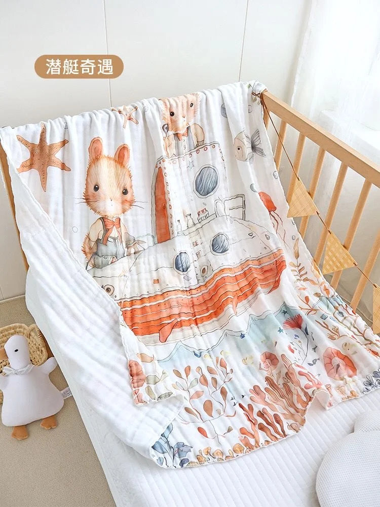 6 Layer Muslin Cotton Blanket